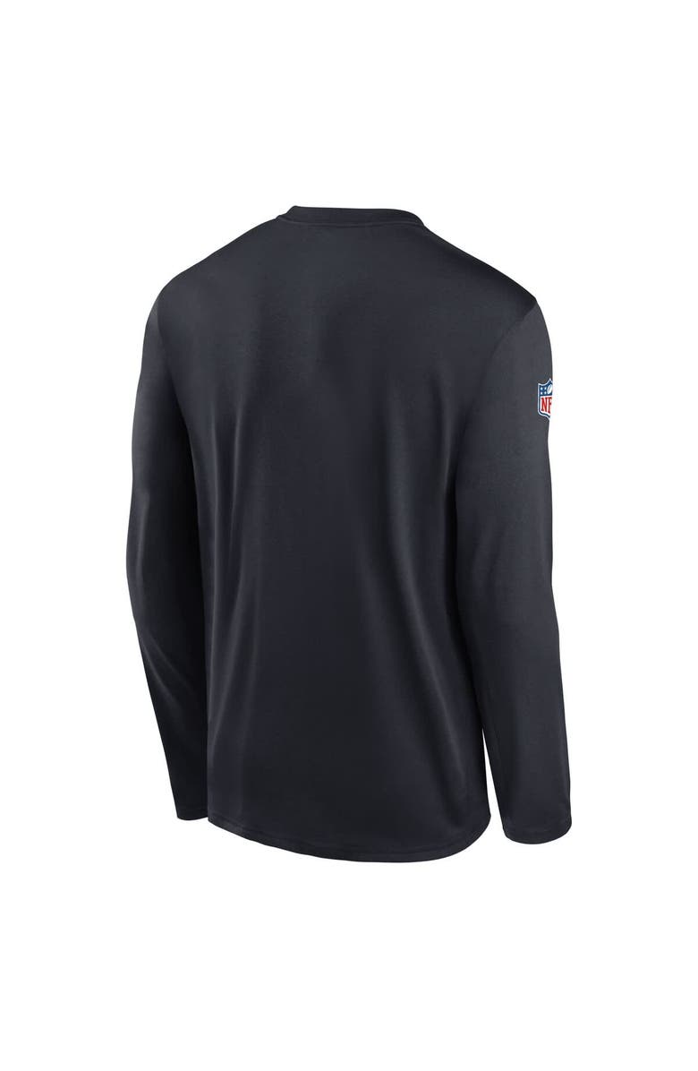 Nike Men's Nike Navy Houston Texans Legend Small Logo Performance Long Sleeve T-Shirt, Alternate, color, Navy