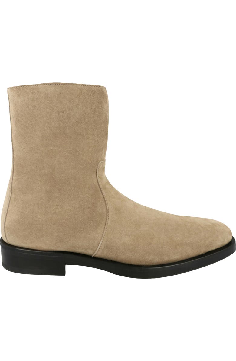FERRAGAMO Gerald Side Zip Boot, Alternate, color, Bone