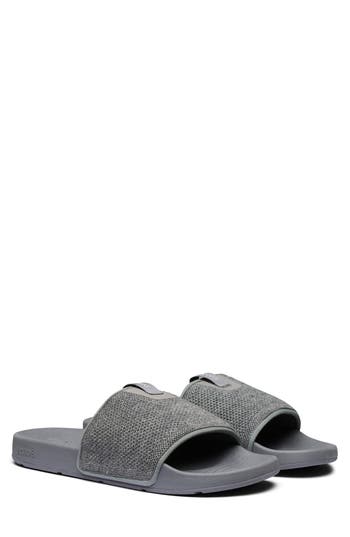 Swims Cabana Knit Slide Sandal In Grey Melange