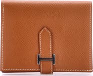 Pre-Owned Hermes Bearn Wallet Epsom Compact