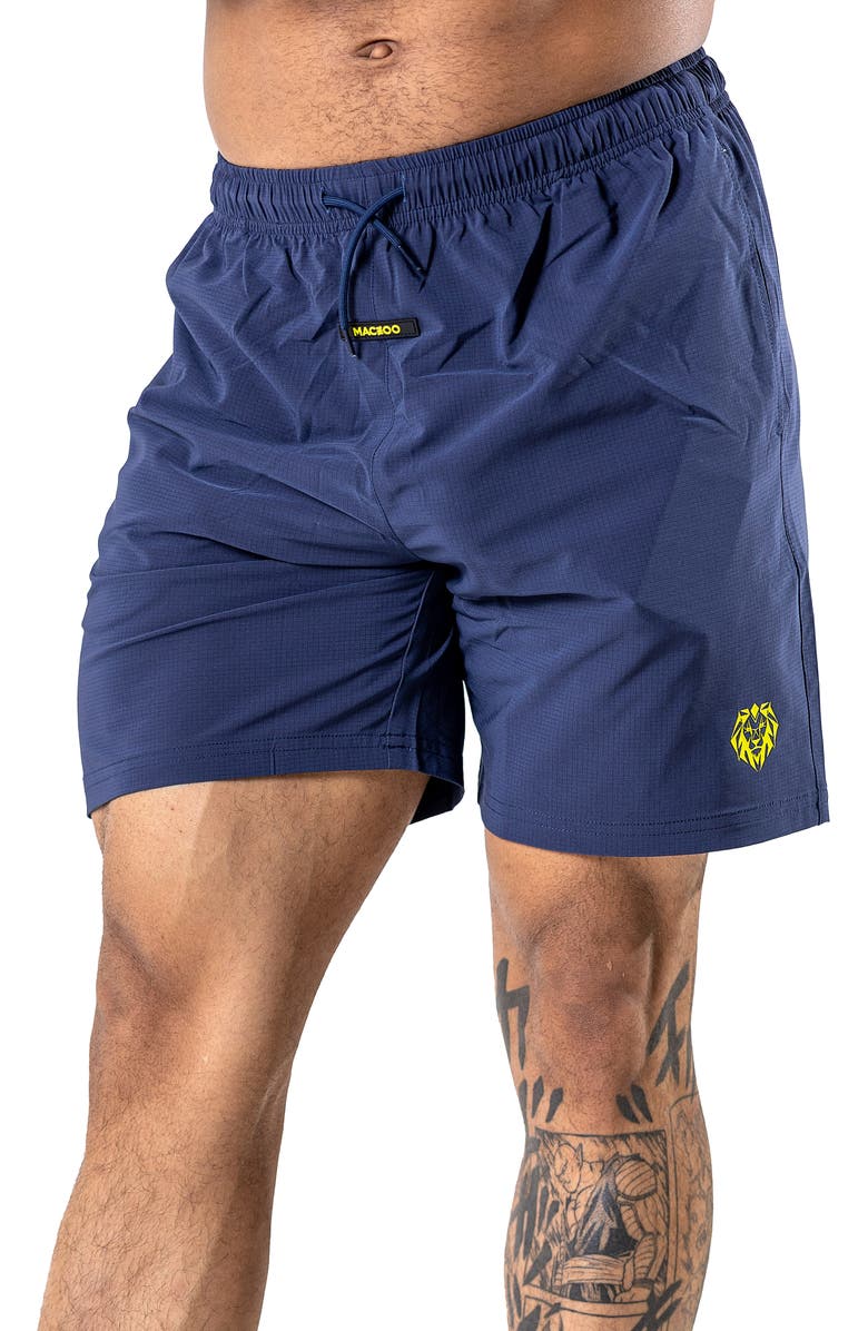 Maceoo Ripstop Athletic Shorts, Alternate, color, Blue