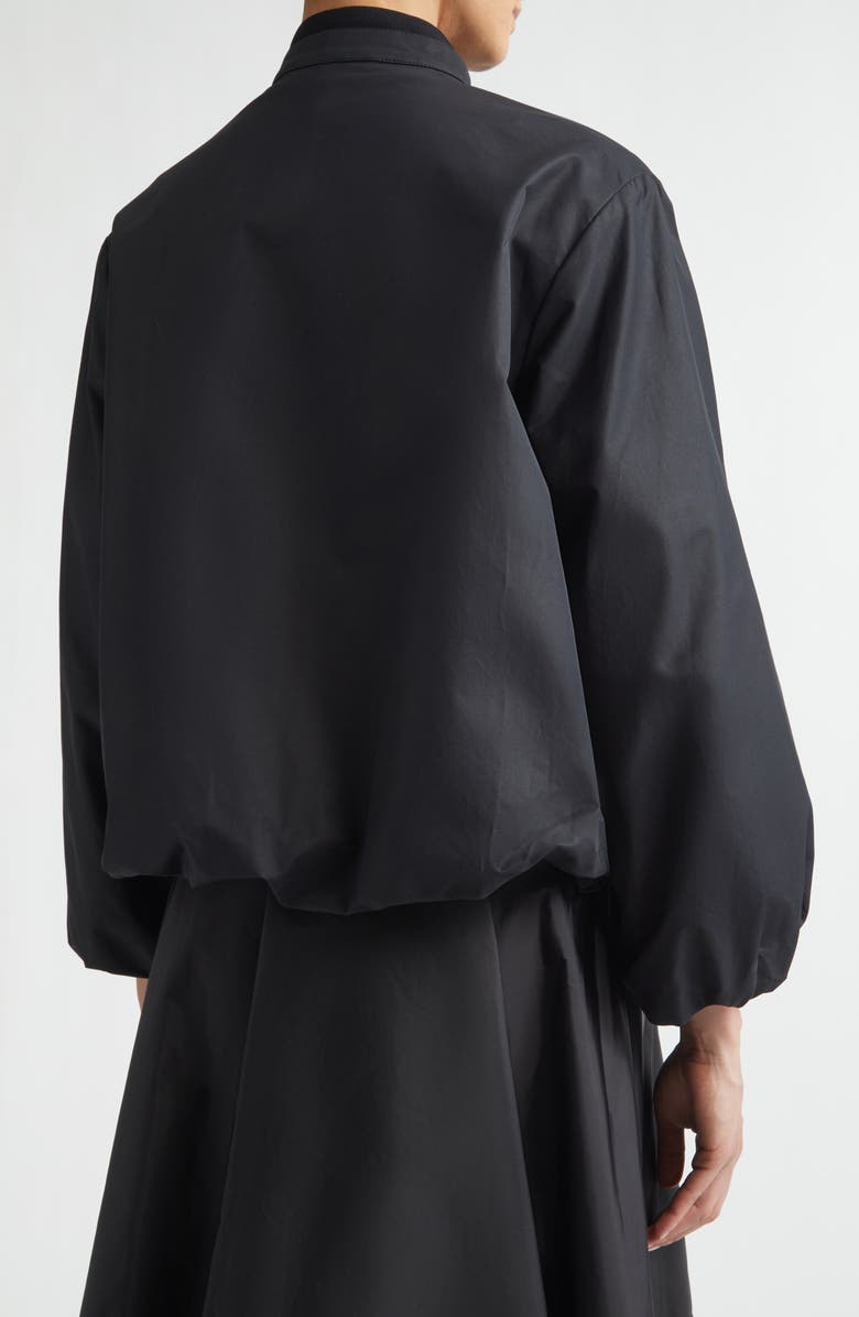 Moncler Gruissan Padded Bomber Jacket, Alternate, color, Black