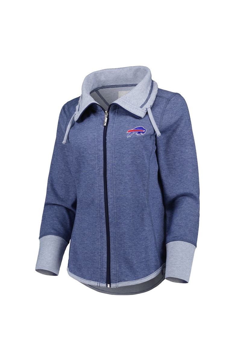 Tommy Bahama Women's Tommy Bahama Heathered Royal Buffalo Bills Sport Sun Fade Full-Zip Sweatshirt, Alternate, color, Heather Royal