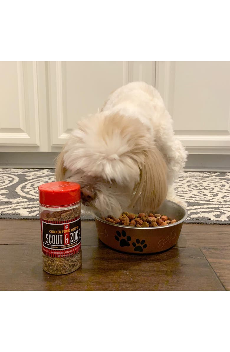 Scout & Zoe's Pet Food Topper, Chicken, 4oz Bottle, Dogs & Cats, Grain Free, Alternate, color, Multicolored