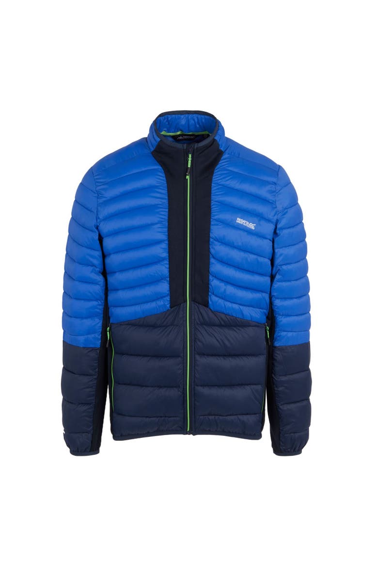 Leedre Colour Block Hybrid Jacket, Main, color, Olympian Blue and Navy