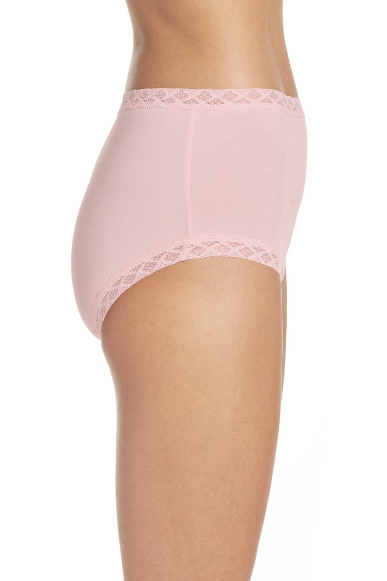 Bliss Stretch Cotton Full Briefs, Alternate, color, BLUSHING PINK