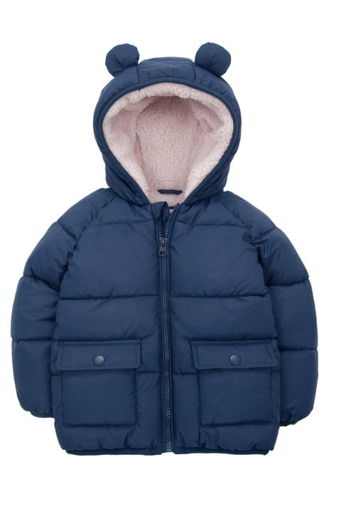Baby Fleece Lined Bear Puffer Jacket (Baby)