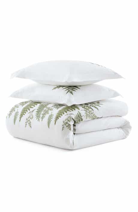 Fern Garden Cotton Percale Duvet Set