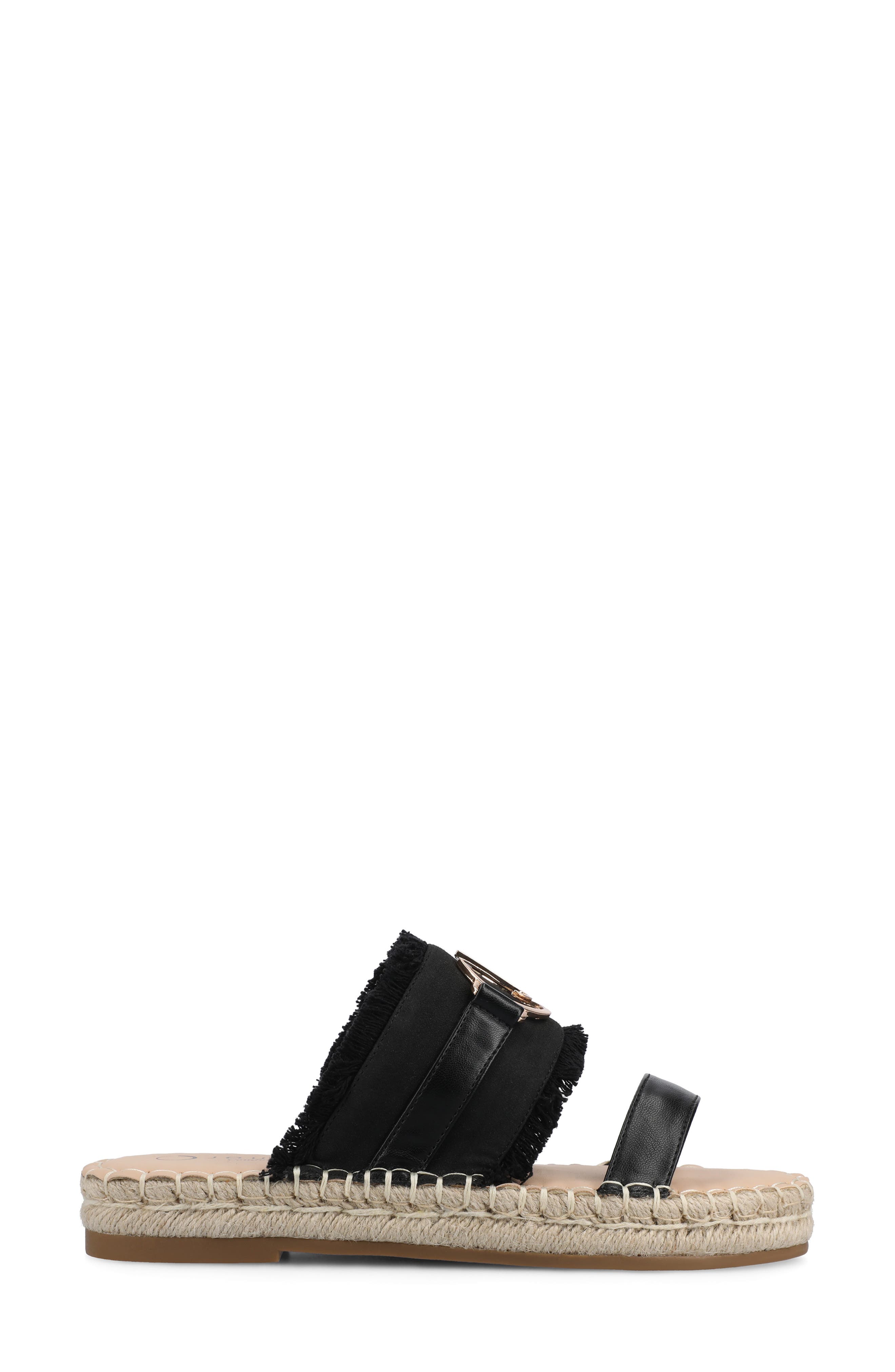 Journee Collection Keelee Espadrille Slide Sandal, Alternate, color, 