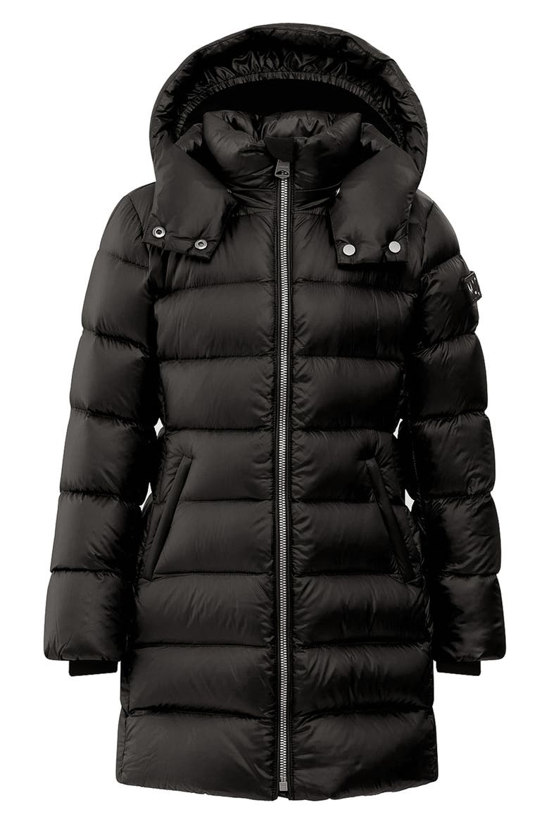 Laney Puffer Jacket, Main, color, BLACK