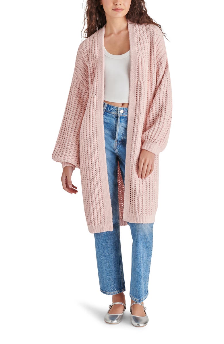 Steve Madden Emmie Chunky Knit Duster Cardigan, Alternate, color, 