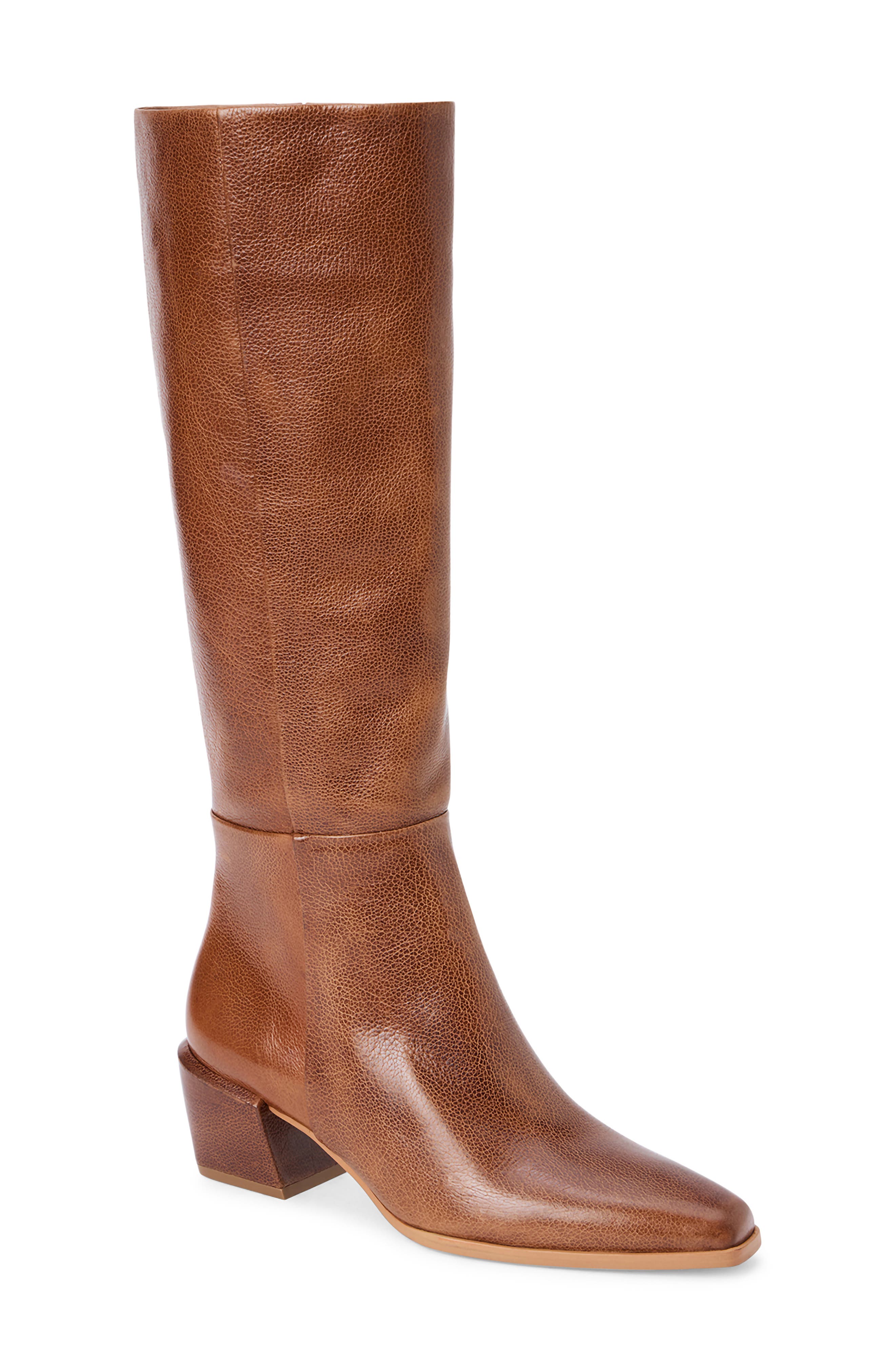 Ellington Knee High Boot, Main, color, CARAMEL