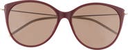 Gucci 58mm Fashion Round Sunglasses