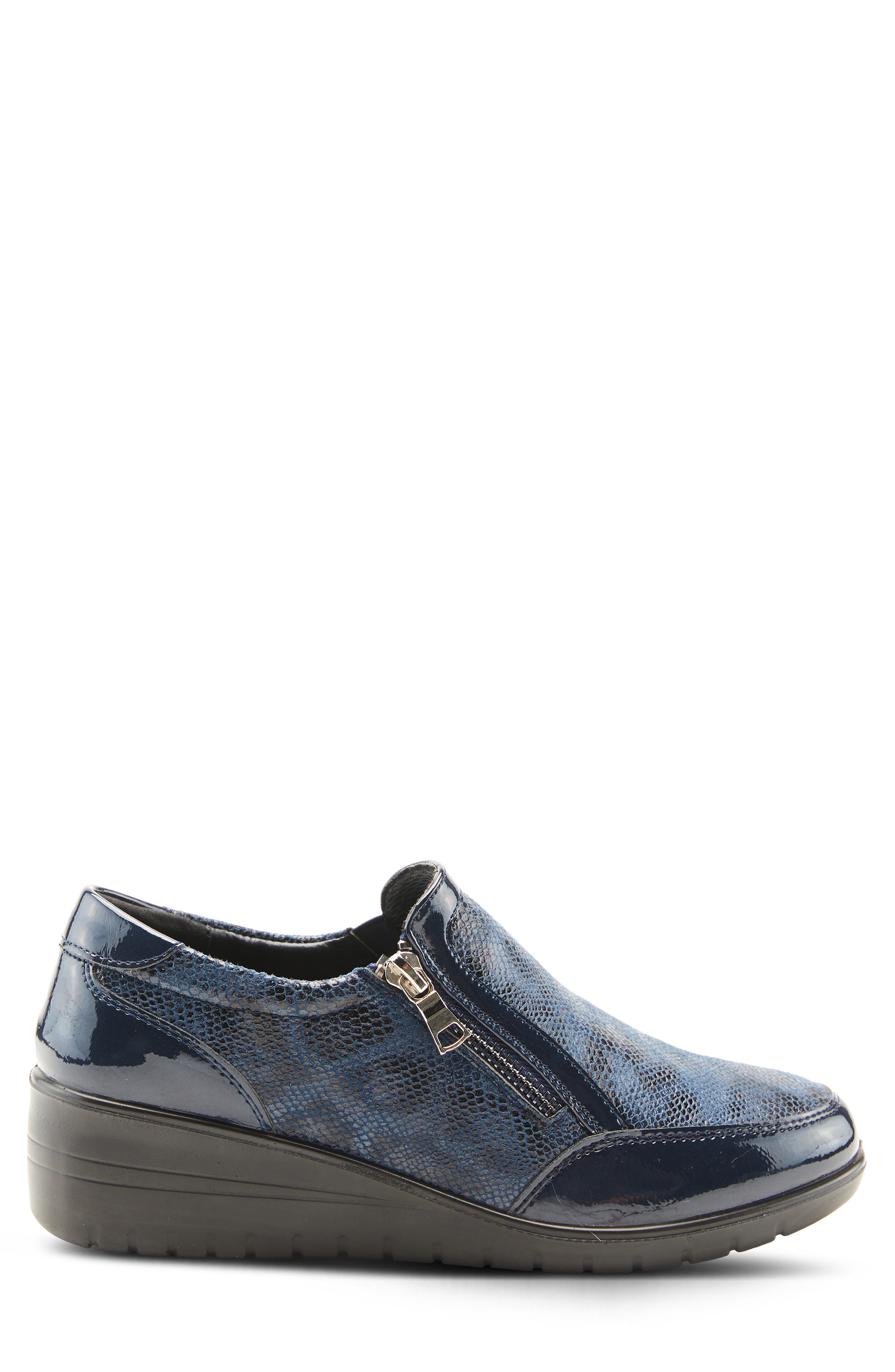 Flexus by Spring Step Concha Wedge Sneaker, Alternate, color, 