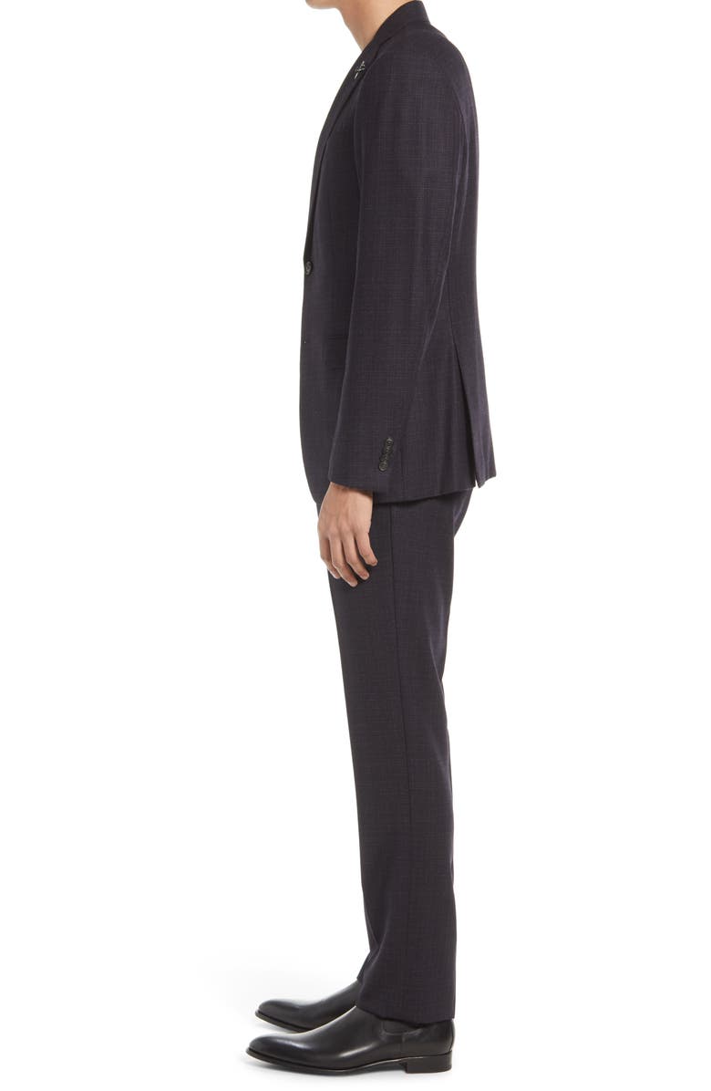 John Varvatos Star USA Mélange Wool Suit, Alternate, color, 