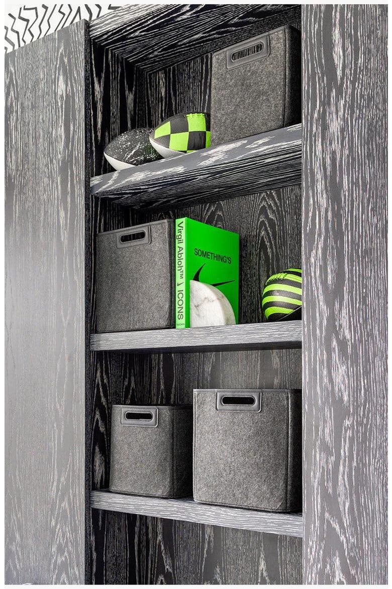 The Jamie Bin - 10", Alternate, color, Carbon - Set of 3