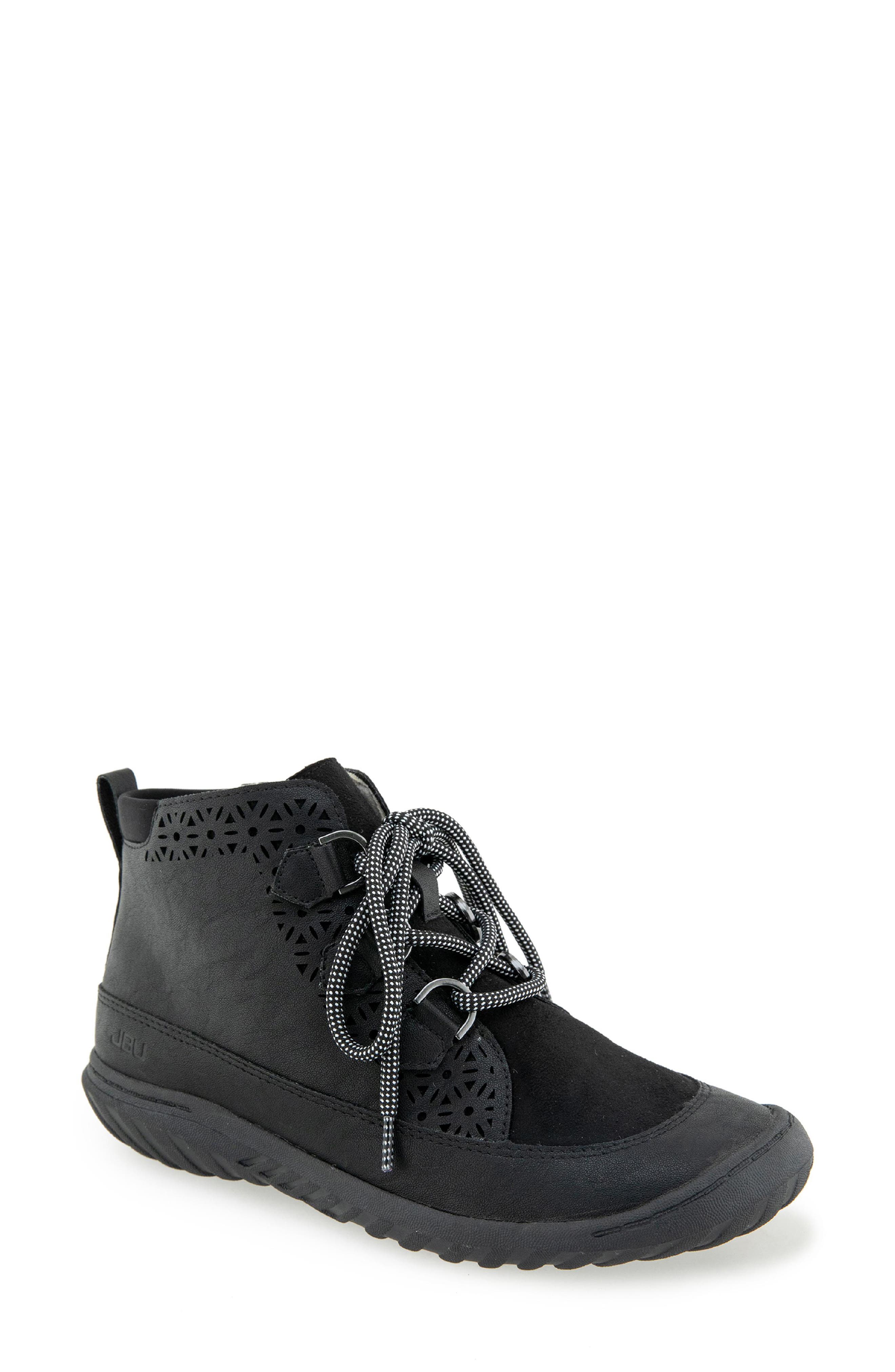Roxanne Water Resistant Bootie, Main, color, BLACK