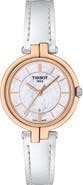 Tissot Flamingo Leather Strap Bracelet Watch, 30mm