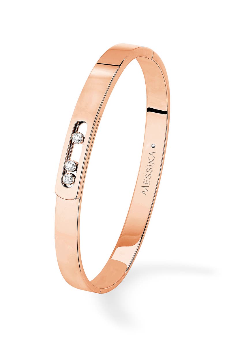 Move Noa Diamond Bangle, Main, color, 18KRG