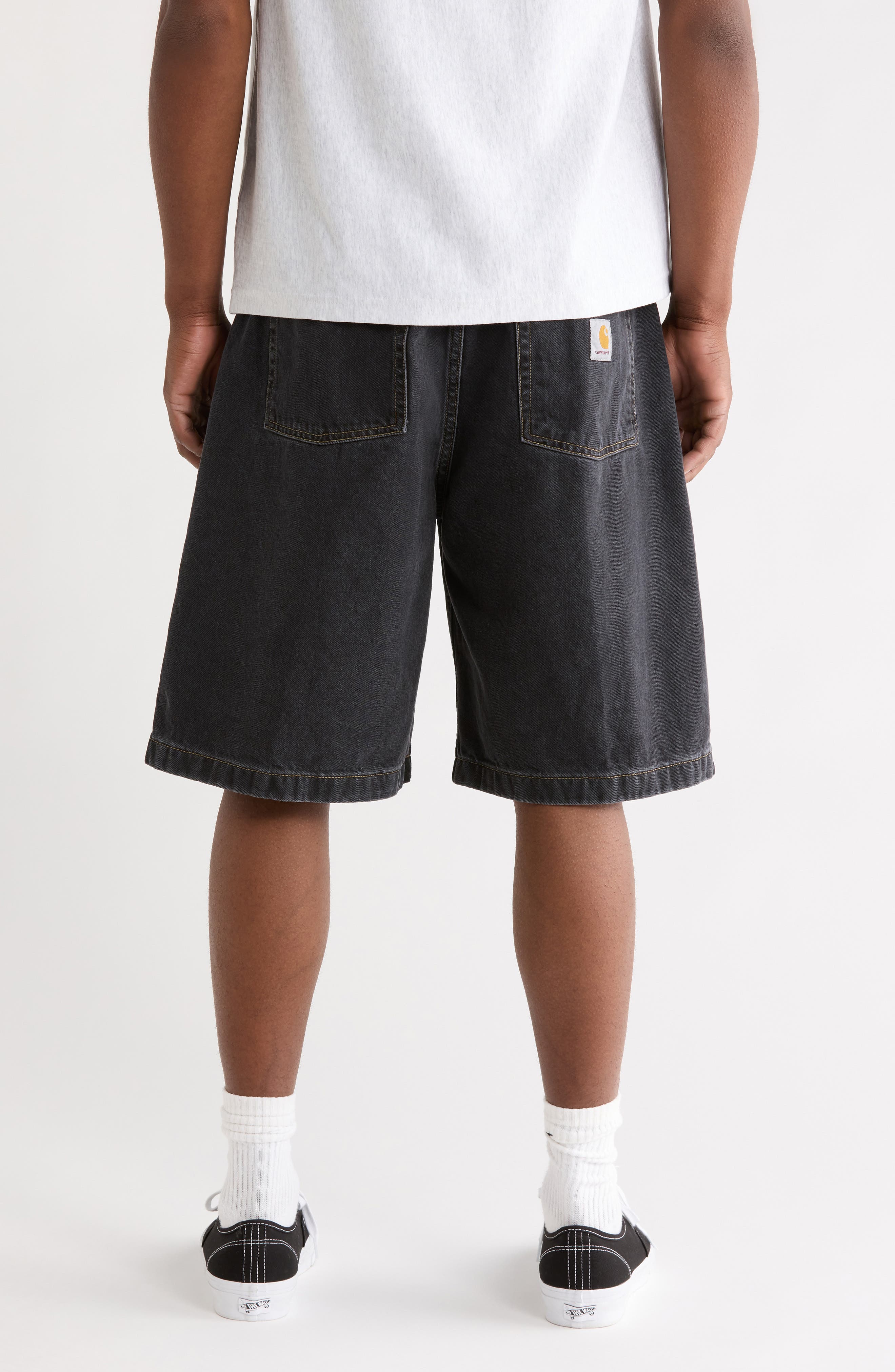 Brandon Stonewashed Loose Fit Denim Shorts (Men) | Nordstrom