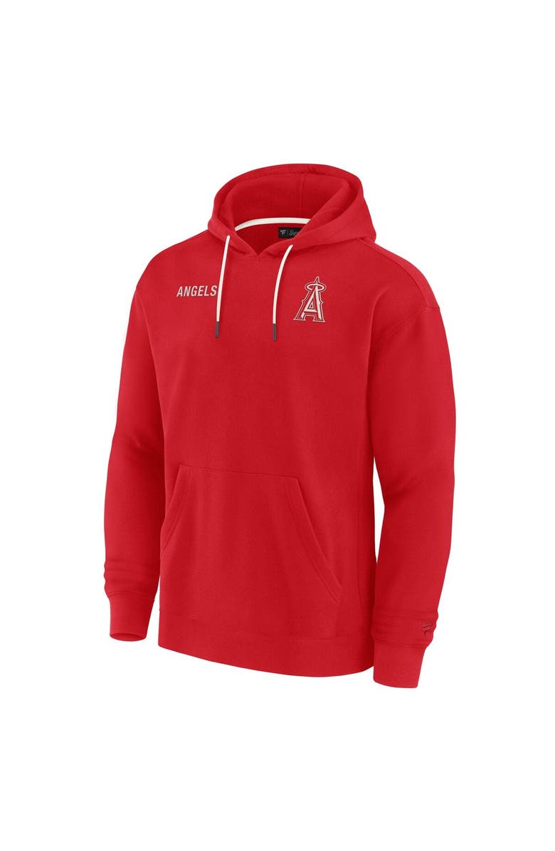 Fanatics Signature Unisex Fanatics Signature Red Los Angeles Angels Elements Super Soft Fleece Pullover Hoodie, Alternate, color, Red