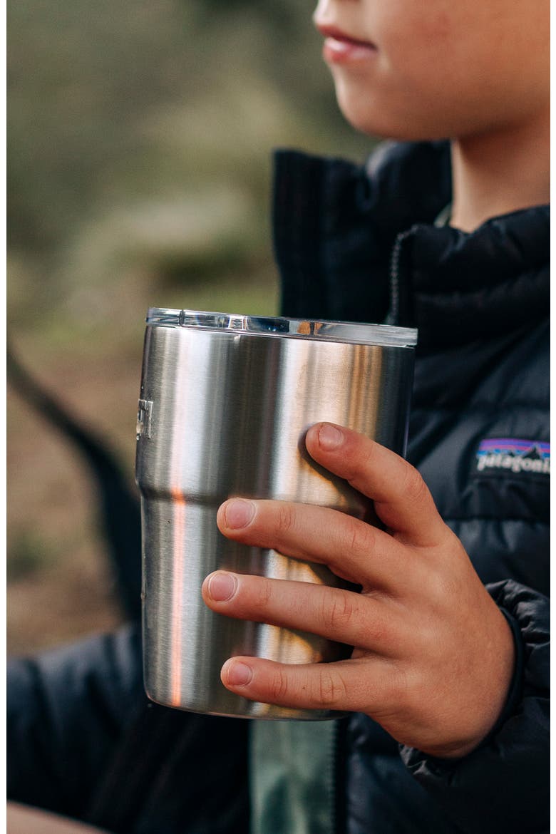 Rambler 16-Ounce Stackable Cup, Alternate, color, STAINLESS