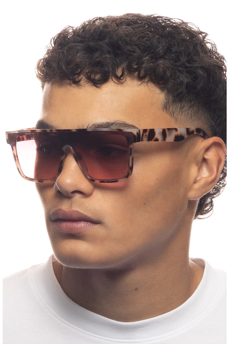 Ara 142mm Shield Sunglasses, Alternate, color, COOKE TORT