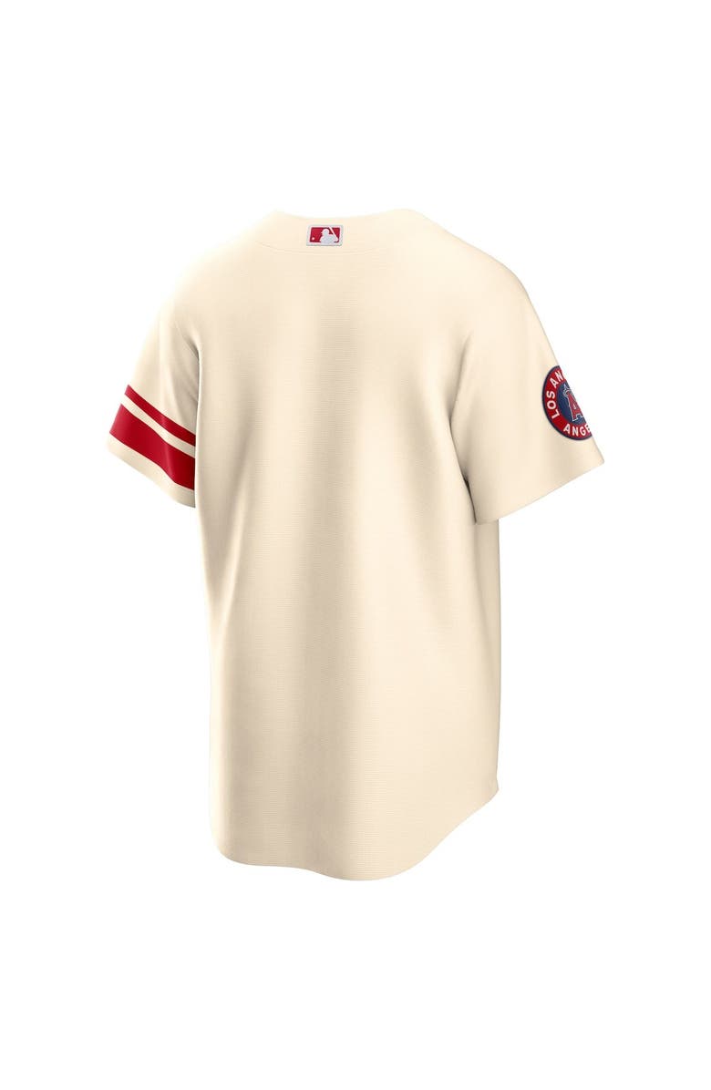 Nike Men's Nike Cream Los Angeles Angels City Connect Replica Team Jersey, Alternate, color, Cream
