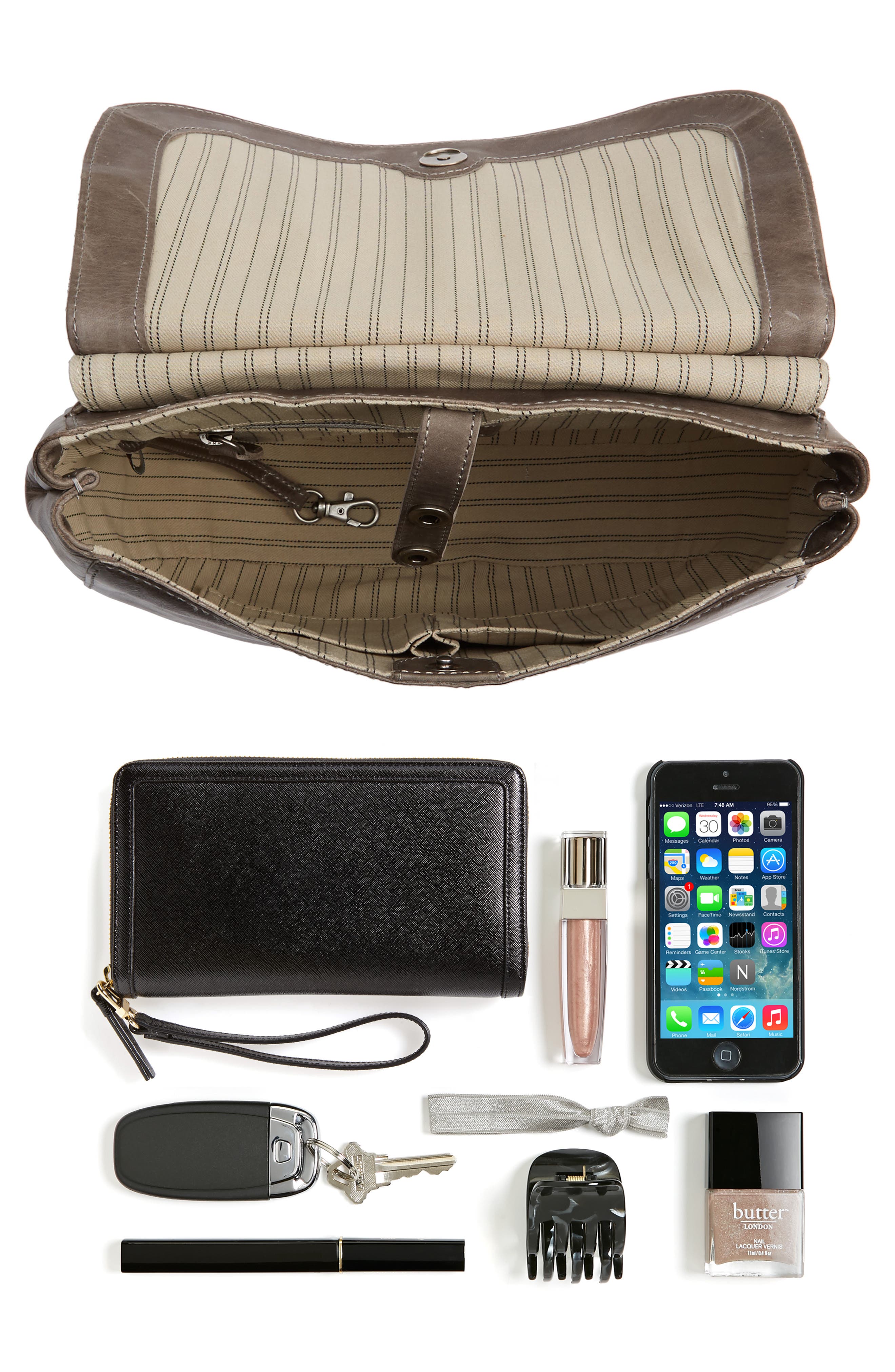 Frye 'Melissa' Leather Crossbody Bag, Alternate, color, 