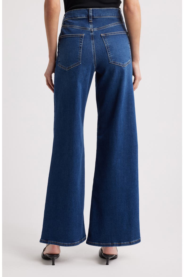 Le Slim Palazzo High Waist Wide Leg Jeans, Alternate, color, FEMMA