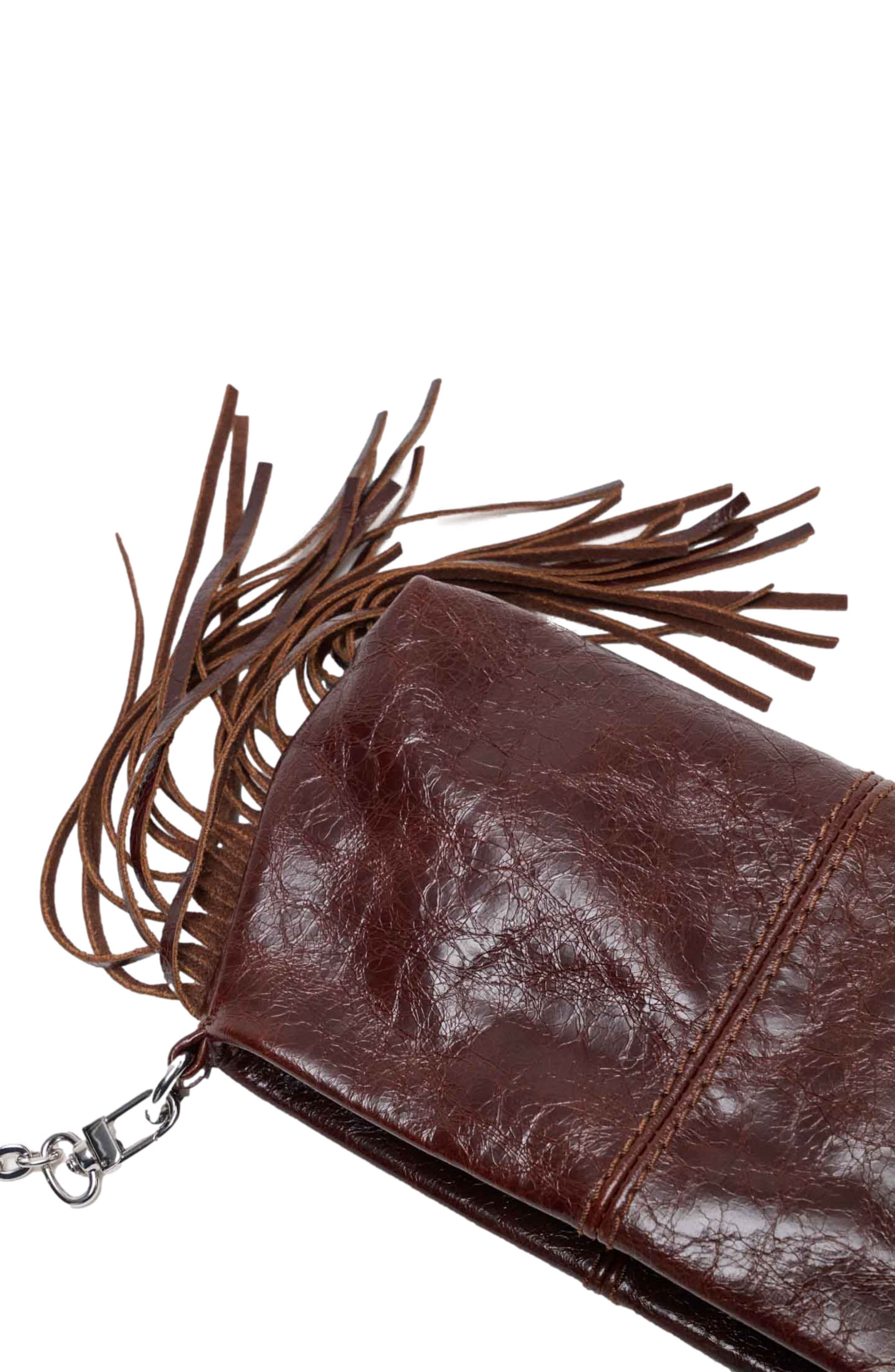 maje Patent leather Miss M clutch bag, Alternate, color, 