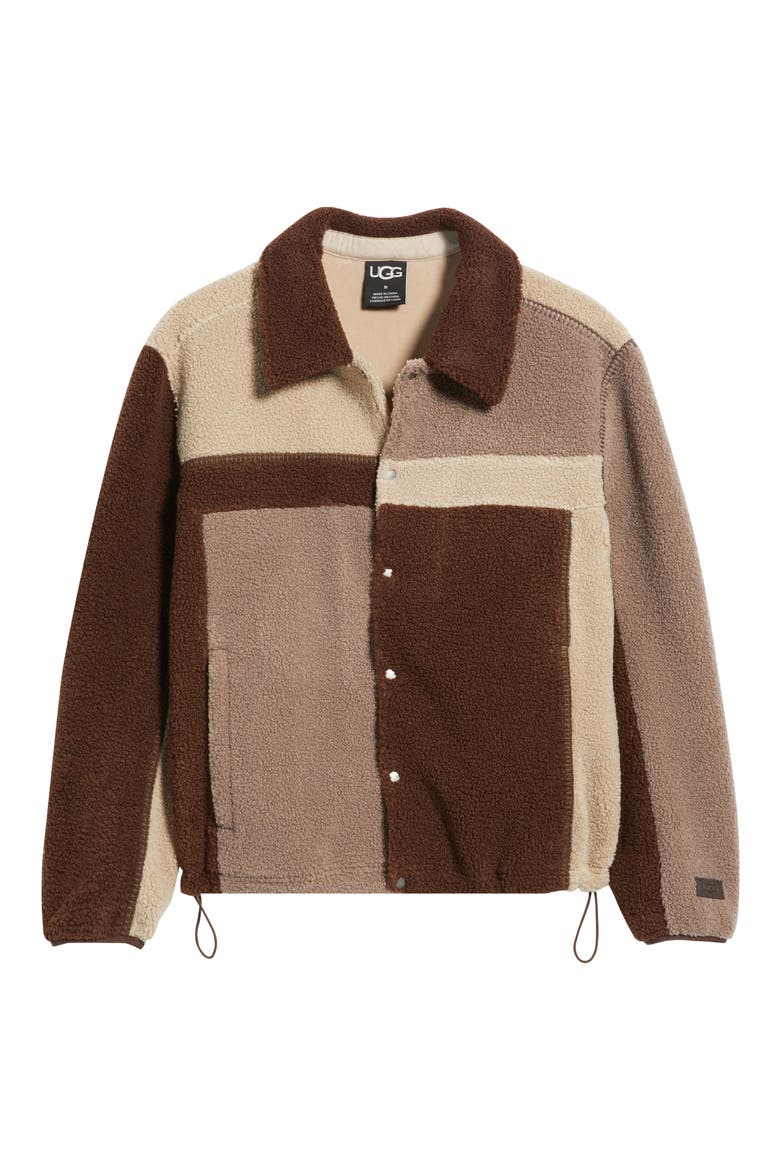 Lachlan UGGfluff Shirt Jacket, Alternate, color, COLA MULTI