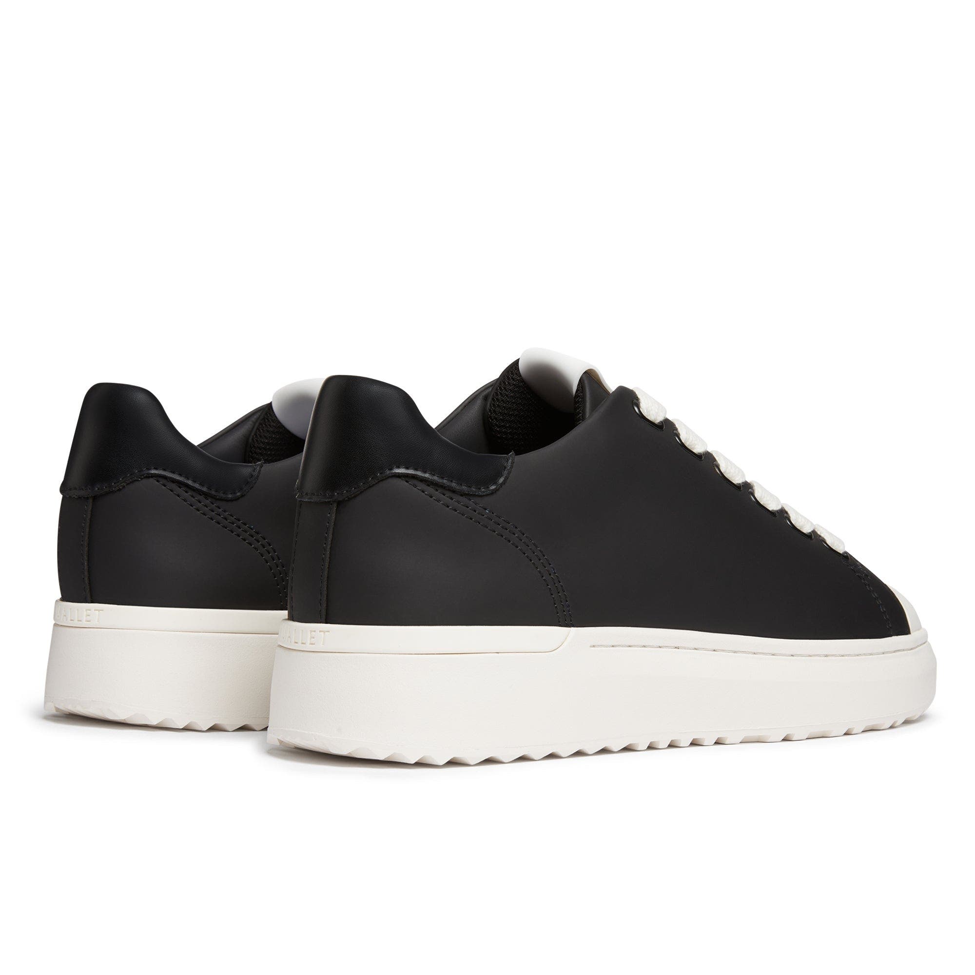 MALLET Grftr Ltc Leather Low-Top Sneakers, Alternate, color, Black