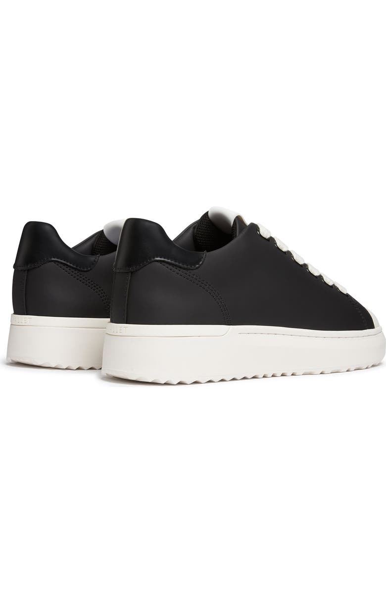 MALLET Grftr Ltc Leather Low-Top Sneakers, Alternate, color, Black