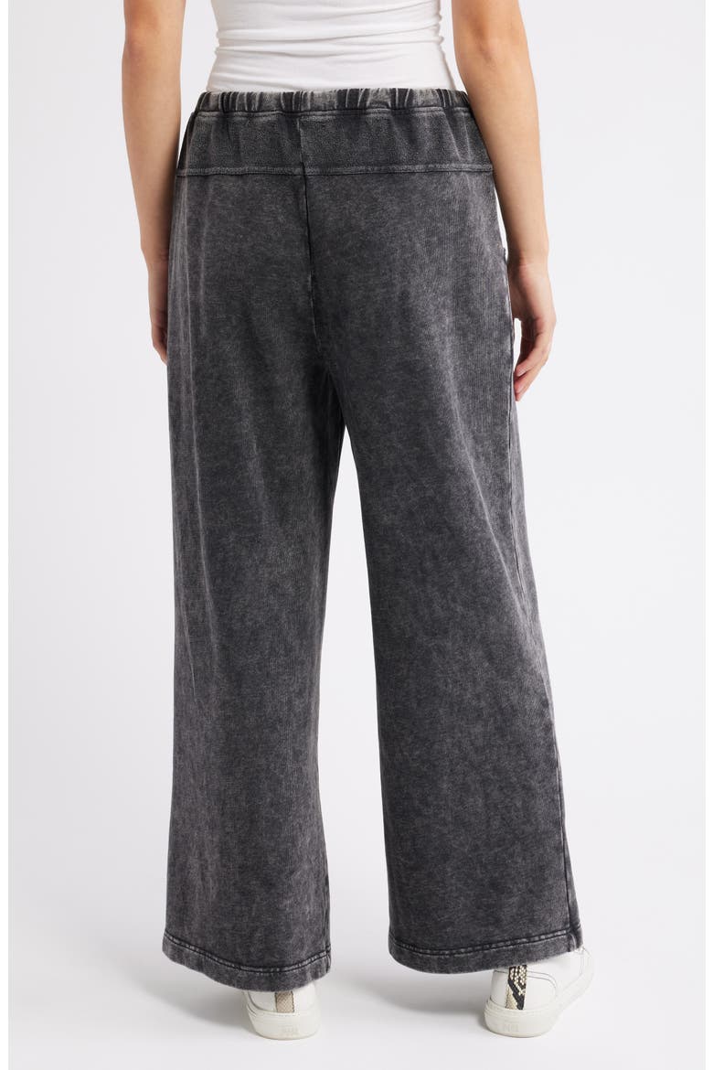 Drop Waist Lounge Pants, Alternate, color, BLACK