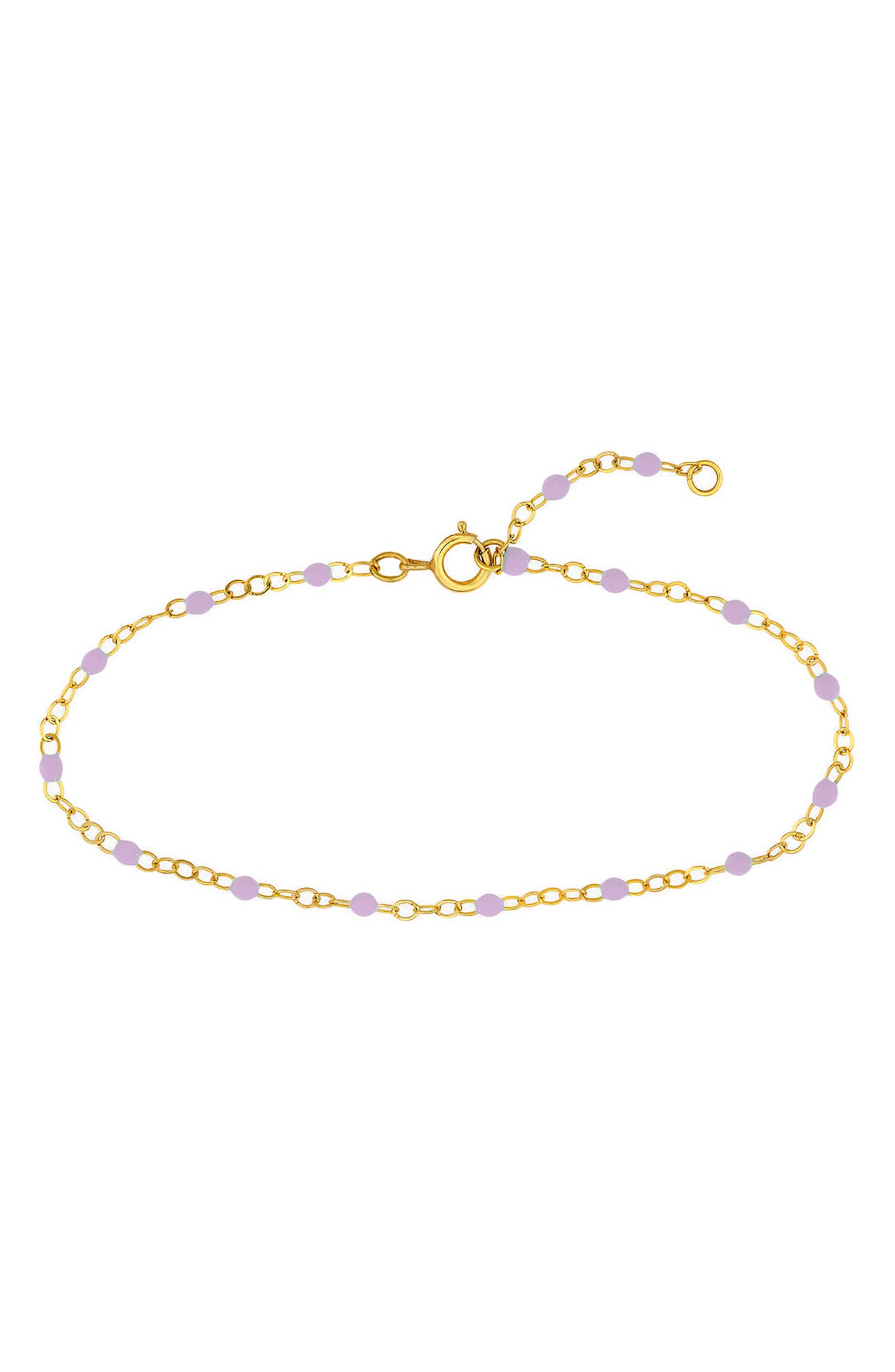 Enamel Station Chain Anklet