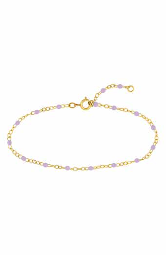 Enamel Station Chain Anklet