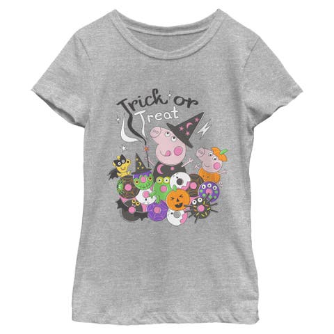 Girls Peppa Pig Trick-or-treat Donuts T Shirt