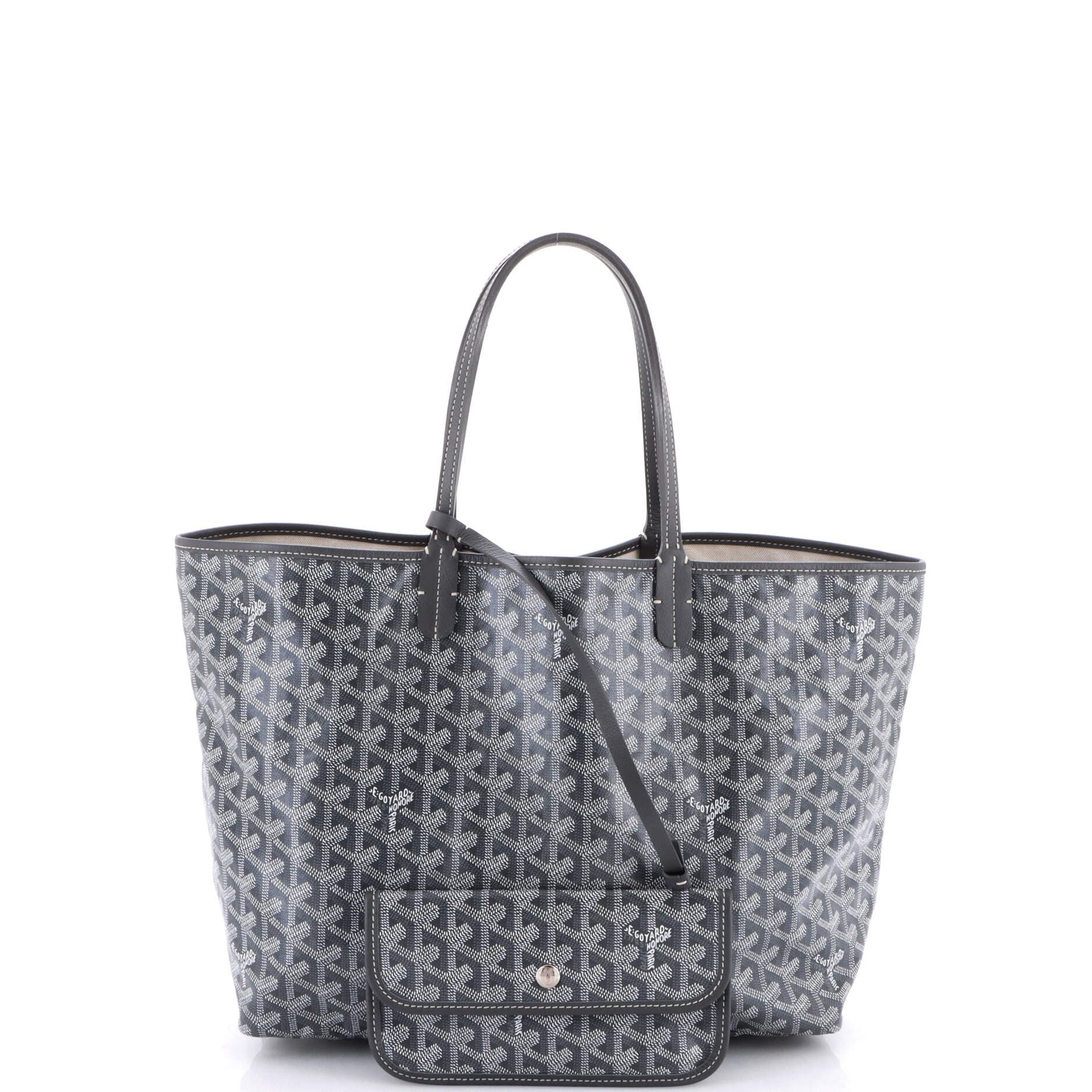 Pre-Owned Goyard Saint Louis Tote Coated Canvas PM, Alternate, color, 