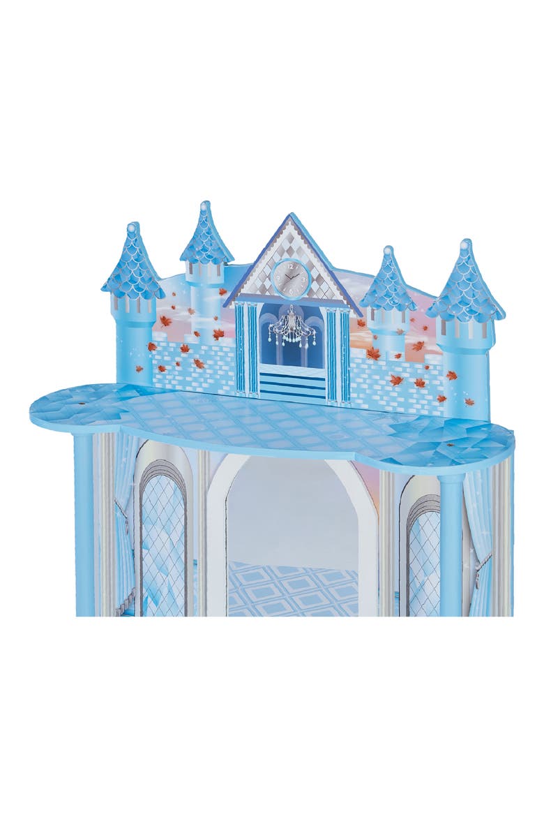 Fantasy Fields Dreamland Castle Vanity & Chair Set, Alternate, color, WHITE / ICE BLUE