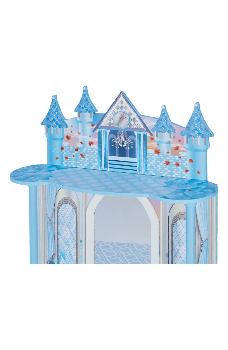 Teamson Kids Fantasy Fields Dreamland Castle Vanity & Chair Set, Alternate, color, White / Ice Blue