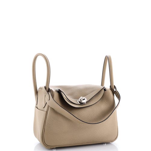 Pre-owned Hermes Hermes Lindy Bag Clemence 26 In Brown
