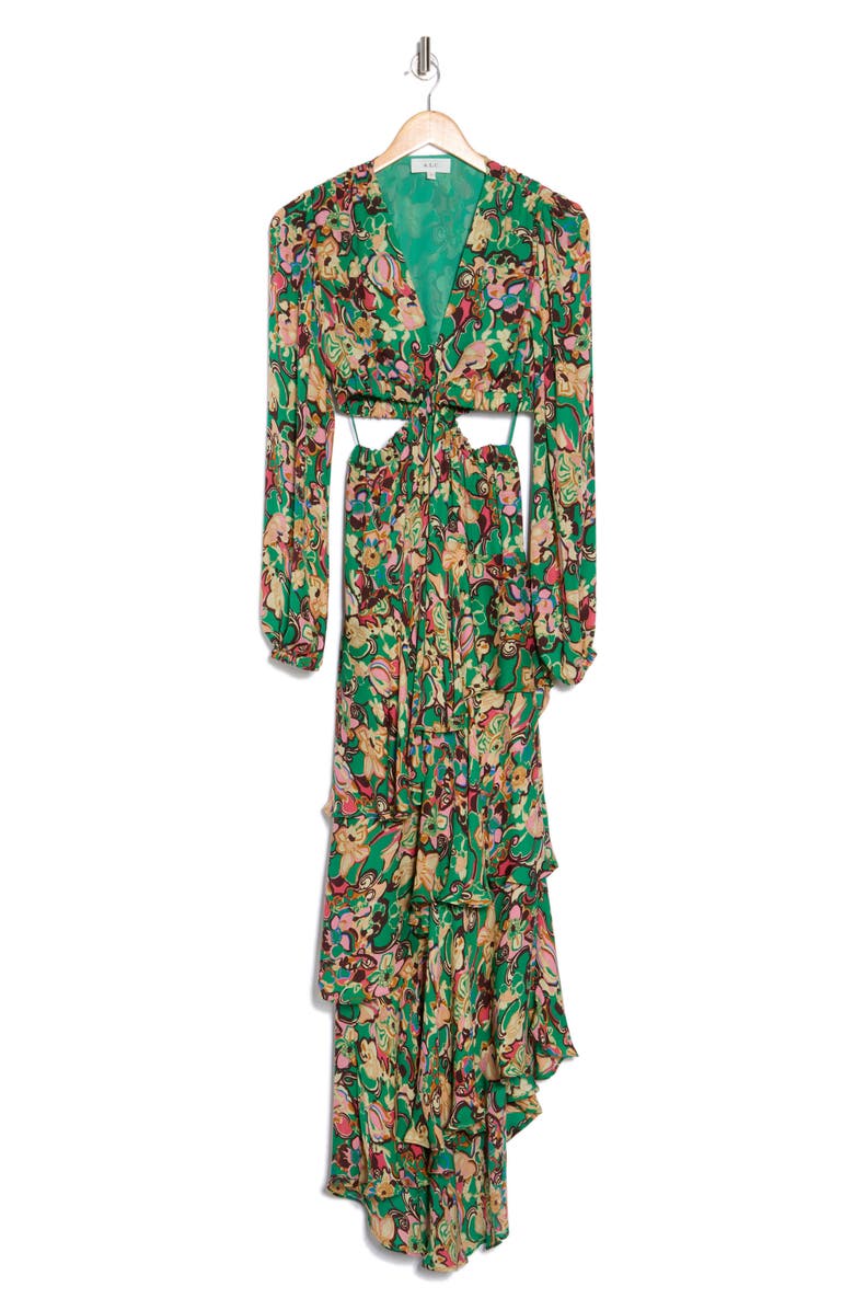 A.L.C. Bell Long Sleeve Dress, Alternate, color, 