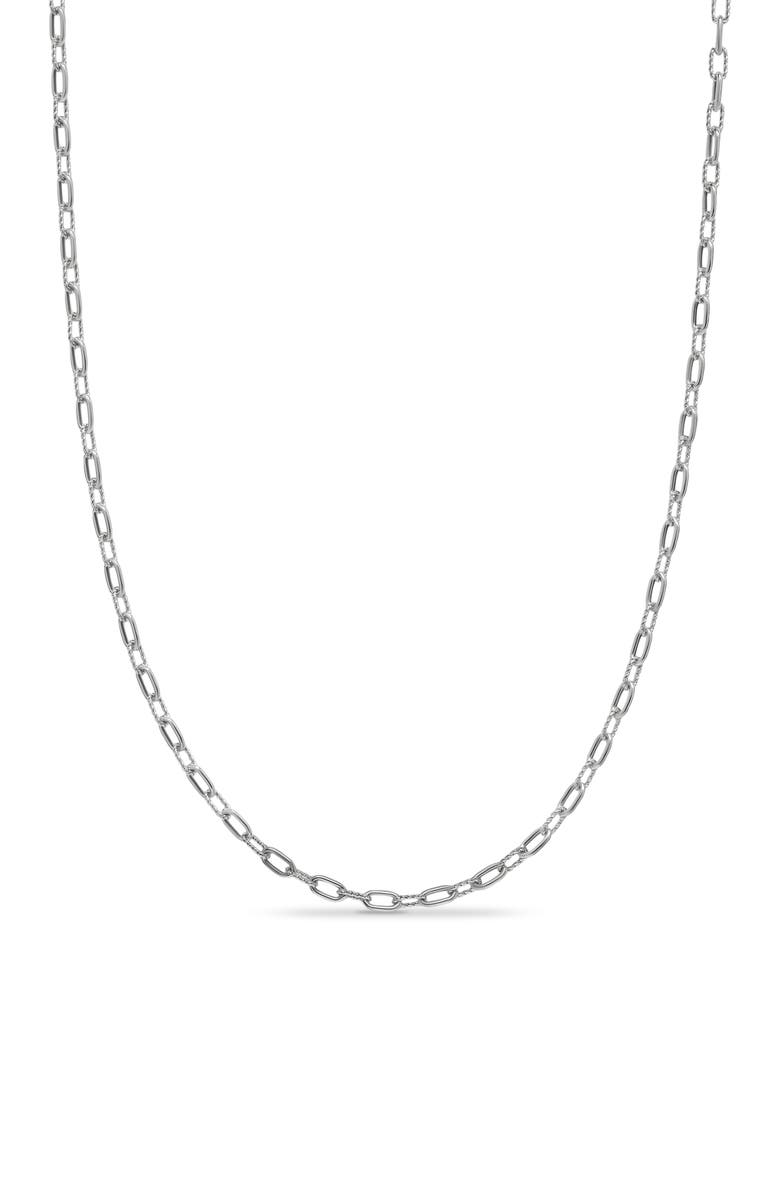 David Yurman Madison Chain Necklace, 3mm, Main, color, Sterling Silver