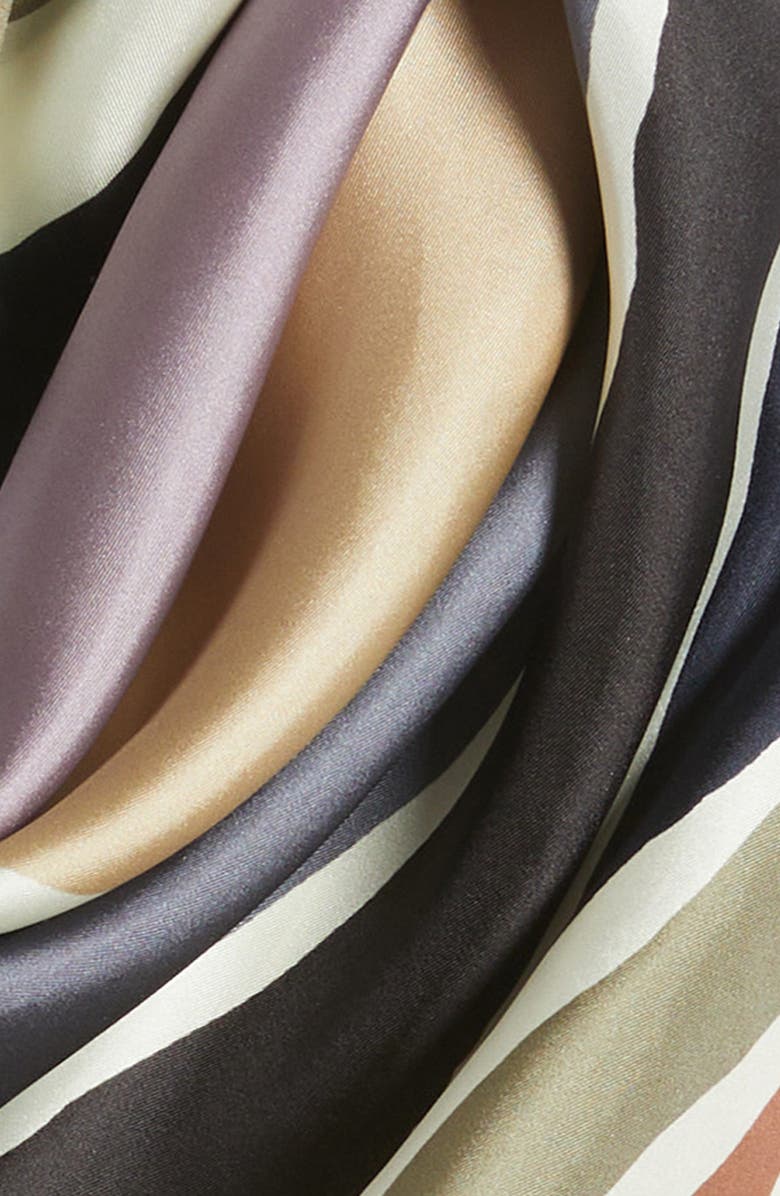 Nordstrom Printed Square Silk Scarf, Alternate, color, 