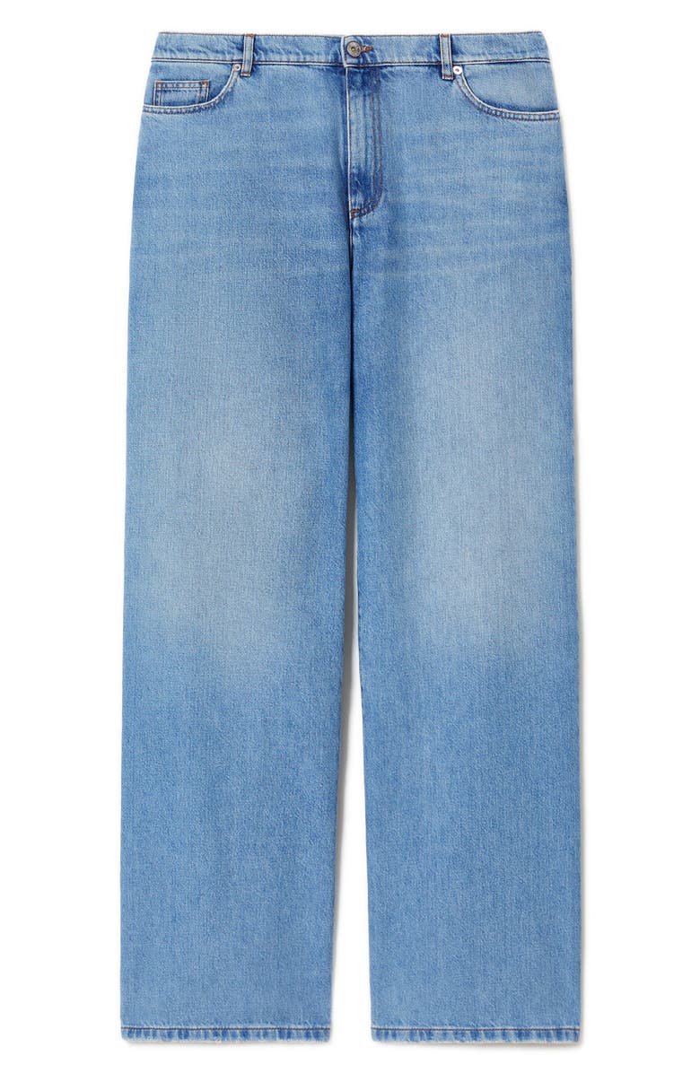 Marina Rinaldi Sriva Wide Leg Jeans, Alternate, color, 