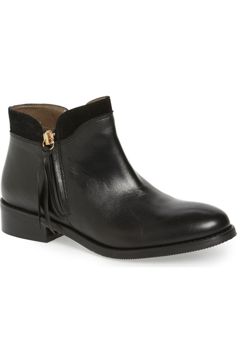 Bella Vita 'Dot' Split Shaft Zip Bootie, Main, color,