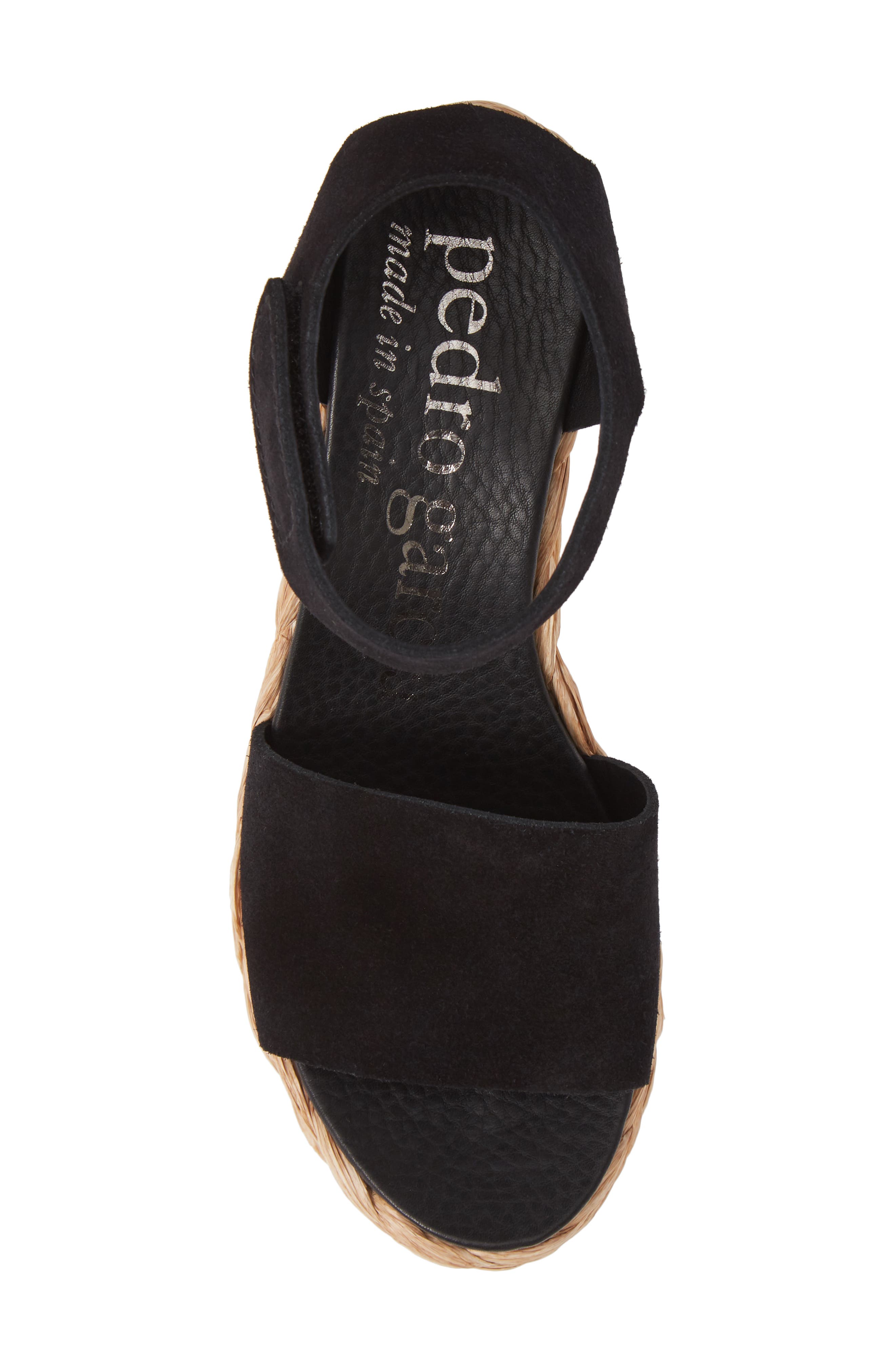 Pedro Garcia Dory Raffia Wedge Sandal, Alternate, color, 