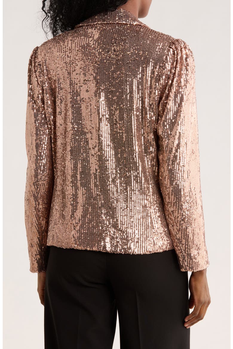Susan Sequin Blazer, Alternate, color, BLUSH