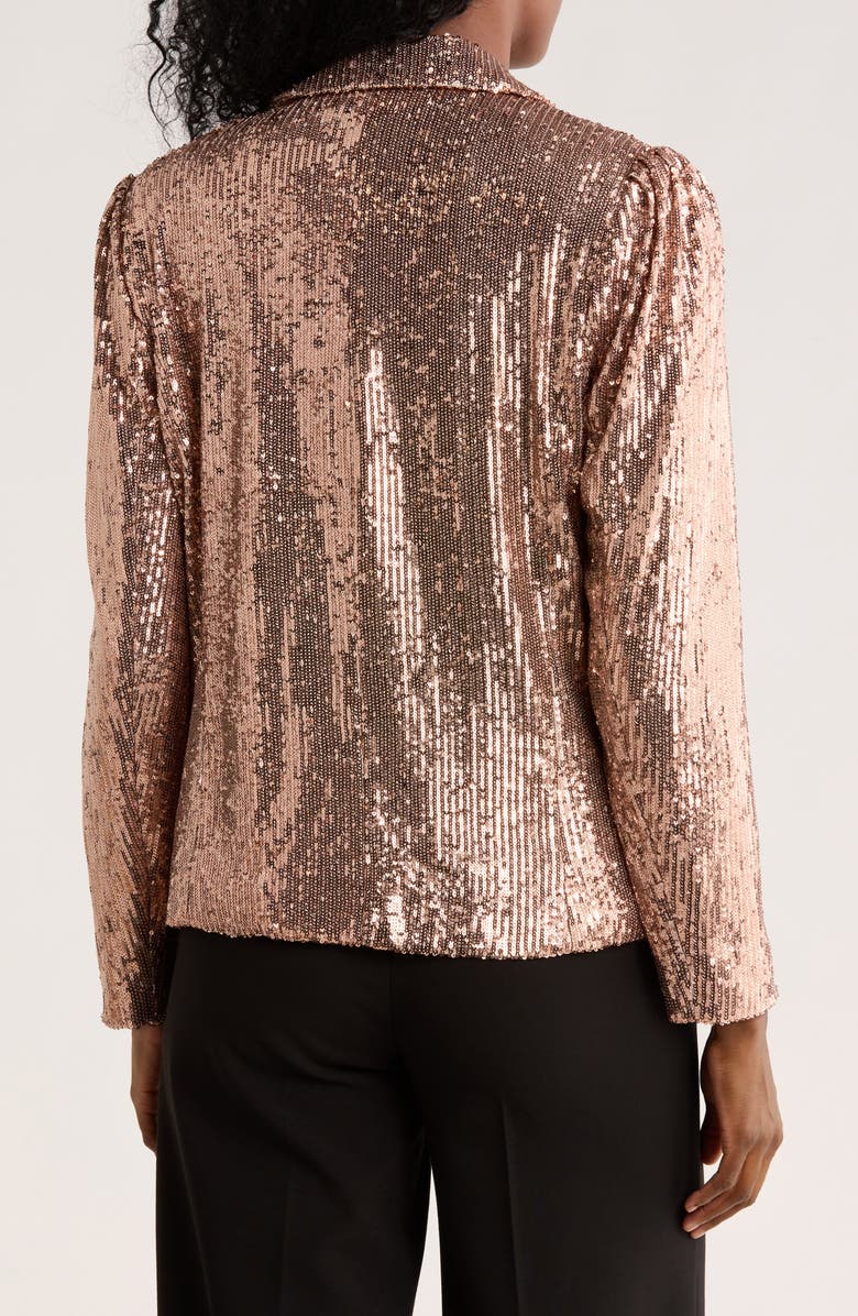 Love Token Susan Sequin Blazer, Alternate, color, Blush